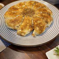 Gyoza (half cabbage flavour,half fennel flavour) at Hsia An Chu Vegetarian in Taitung