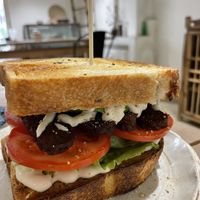 Tempeh sandwich 65k - yum  at La Studio in Hanoi