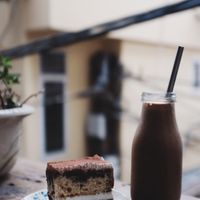 Morning Smoothie and Tiramisu  at La Studio in Hanoi