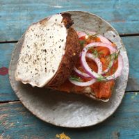 Must try: Lox bread. Phenomenal  at La Studio in Hanoi