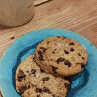 Salty chocolate cookies at La Studio in Hanoi