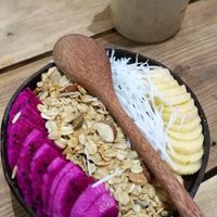 Cacao smoothie bowl at La Studio in Hanoi