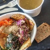 Vegan bowl of salads! at Green by Laurence in Annecy