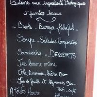 The menu! at Green by Laurence in Annecy