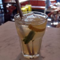 Jasmin iced tea (4.20€) at Black Apron - Codos Coffee in Hildesheim