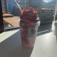 Fruit parfait whip without whipped topping   at Bashful Banana in Ocean City