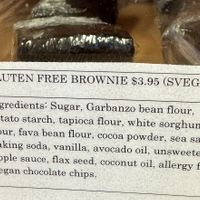 Cakelike texture. Not dense like a brownie.  at Bashful Banana in Ocean City