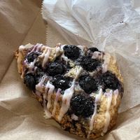 Blueberry scone at Bashful Banana in Ocean City