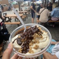 Brownie sundae   at Bashful Banana in Ocean City