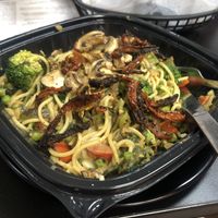 Vegan pasta primavera  at Bashful Banana in Ocean City