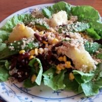 Mexican salad at Simple Things in Kampot