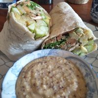 Tofu wrap at Simple Things in Kampot