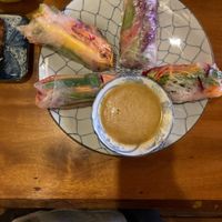 Fresh rolls  at Simple Things in Kampot