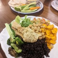 Dali bowl & hummus dip at Simple Things in Kampot