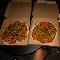 Vegan Pizza   at Simple Things in Kampot