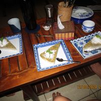 Raw cheesecake - It comes frozen!    at Simple Things in Kampot