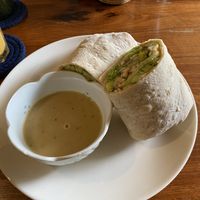 Tofu wrap (bigger than it looks!)   at Simple Things in Kampot