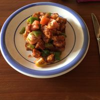 tempeh scramble at Simple Things in Kampot