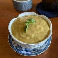 Basil Seed Pudding at Simple Things in Kampot