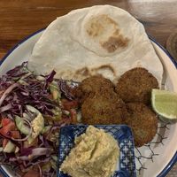 Falafel plate   at Simple Things in Kampot