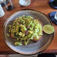 avocado toast at Simple Things in Kampot
