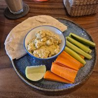 Humus Plate at Simple Things in Kampot