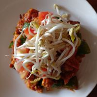 Tempeh scramble at Simple Things in Kampot