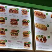 Menu at Vegan Love in Budapest