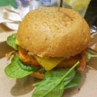 BBC burger  at Vegan Love in Budapest