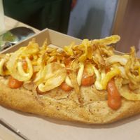 hotdog  at Vegan Love in Budapest