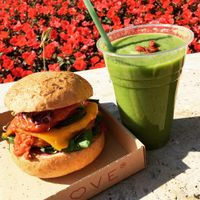 Just look at that vegan cheese ?  at Vegan Love in Budapest