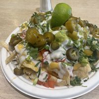 Nacho plate  at Vegan Love in Budapest