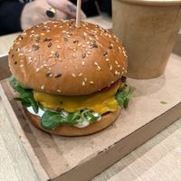 Mexican burger   at Vegan Love in Budapest