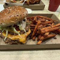 Smash Burger  at Vegan Love in Budapest