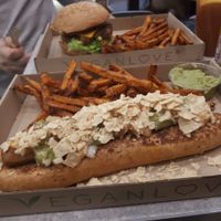 Mexican Dog at Vegan Love in Budapest