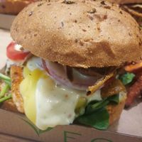 Bbq tofu at Vegan Love in Budapest