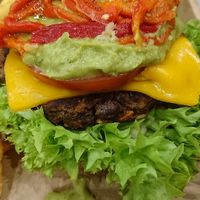 Delish Mexican Burger  at Vegan Love in Budapest