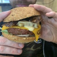 Big kahuna burger  at Vegan Love in Budapest