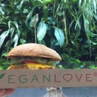 Mexi Burger at Vegan Love in Budapest