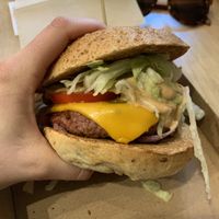 Beyond Meat Burger!  at Vegan Love in Budapest