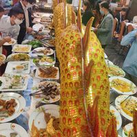 The buffet at An Lac Chay - Hoan Kiem in Hanoi