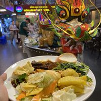 Vegan food variety   at An Lac Chay - Hoan Kiem in Hanoi