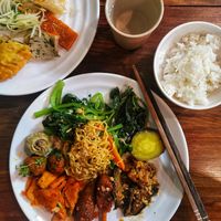 Definitely worth to come here! This is one plate of many that I had here 😍🍽️ at An Lac Chay - Hoan Kiem in Hanoi