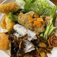 Bun cha plus mock meat   at An Lac Chay - Hoan Kiem in Hanoi