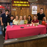Our family enjoying a meal at An Lac Chay - Hoan Kiem in Hanoi