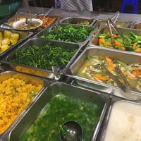 A little amount of the buffet  at An Lac Chay - Hoan Kiem in Hanoi