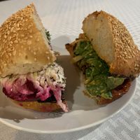 Burgers at Apteka in Pittsburgh