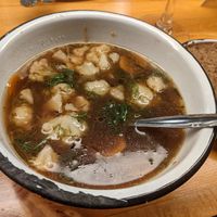 Delicious cauliflower stew at Apteka in Pittsburgh