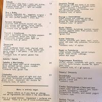 Menu  at Apteka in Pittsburgh