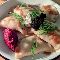 Pierogi at Apteka in Pittsburgh
